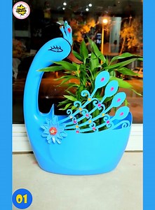 485K views · 10K reactions | The idea of ​​using discarded plastic bottles to recycle into eye-catching decorative flower pots | Enjoy creative | Facebook