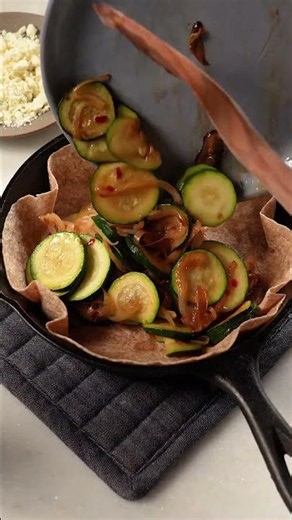 Baked Zucchini, Feta & Egg Tortilla Recipe!