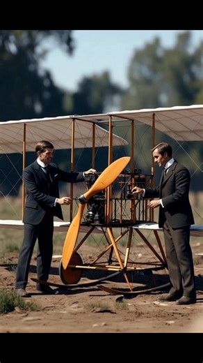 how the first plane ever born in the world #creation #aivideo