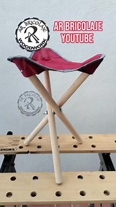 Cómo hacer banco plegable paso a paso / AR BRICOLAJE WOODWORK 👍👍👍 #arbricolajewoodwork #tips #bancos #viralreelsfacebook @fans destacados | AR Bricolaje Woodwork