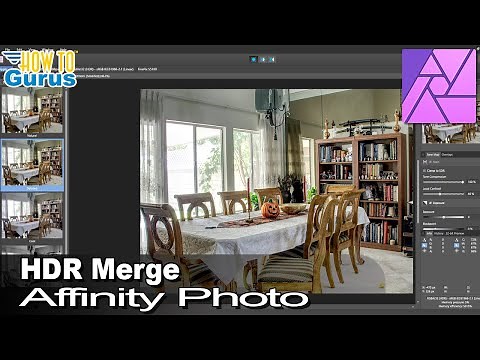 How You Can Use Affinity Photo HDR Merge High Dynamic Range Photo Tutorial