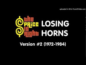 The Price is Right Losing Horns - Version #2 (1972-1984)