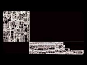 Mondrian like Subdivision using Processing (language)