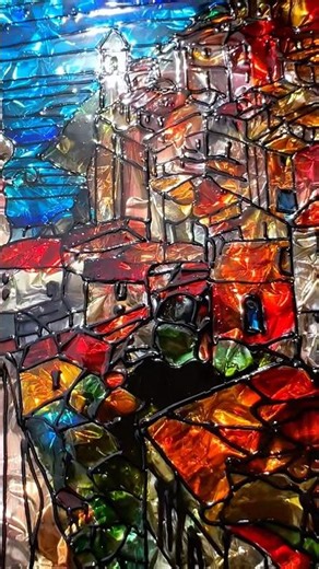 Same Glass Art, 3 Different Looks ✨ Sunlight vs Frame vs Foil