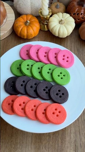 Viral Coraline Button Sugar Cookies 🪡🧵
