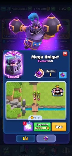 maxing out Mega Knight 16 clash royale level 16