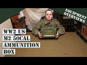 WW2 US M2 50cal ammunition box