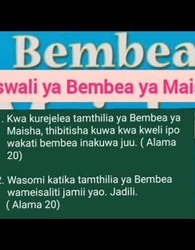 Maswali na majibu ya Bembea ya Maisha/ Bembea ya Maisha# kcse 2024 revision#setbooks