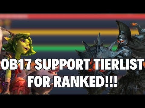 SMITE 2 OB17 SUPPORT TIERLIST FROM A DEITY SUPPORT PLAYER