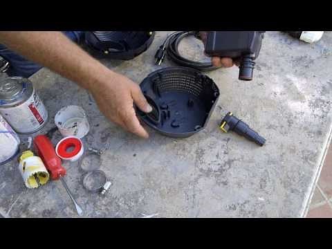 Patio Pond with Bog Filter | Pond Pump Installation & Maintenance - Part 5