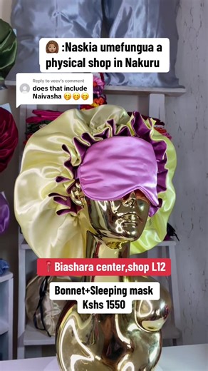 Shop Stylish Bonnets and Sleeping Masks in Nakuru