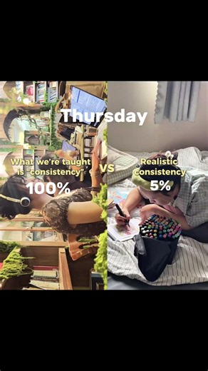 The Truth About Consistency (It's Not 100% Every Day) ☁️⚖️