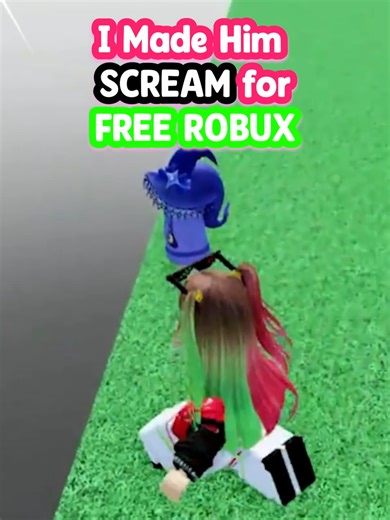 Would You SCREAM for FREE ROBUX? #roblox #robloxfunny #robloxmemes | robux