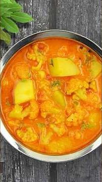 Aloo Gobi Gravy | No Onion No Garlic Recipes | Batata Rassa Bhaji | Maharashtrian Potato Curry