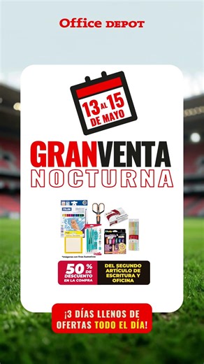 Compra en la GRAN VENTA NOCTURNA con descuentos increíbles