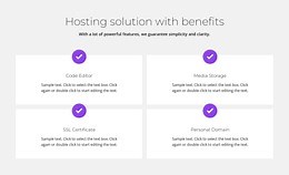 Free hosting - HTML Template by Nicepage