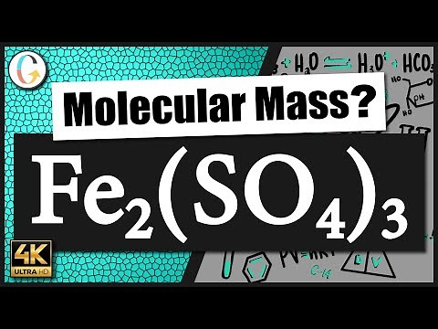 How to find the molecular mass of Fe2(SO4)3 (Iron (III) Sulfate)