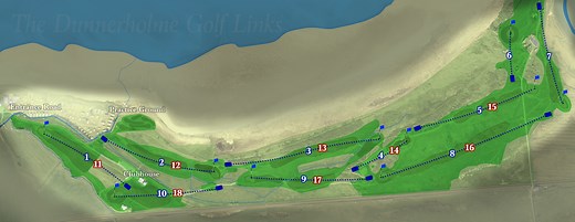 The Dunnerholme Golf Club - A unique 10-hole golf links looking over the Lake District fells