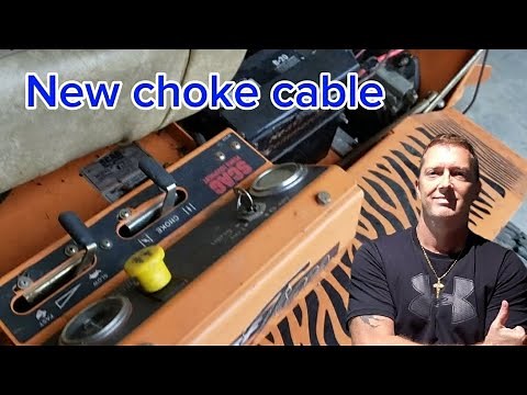 How to change throttle or choke cable. 2000 Scag Turf Tiger 🐅 Kohler 23 pro command. #diy