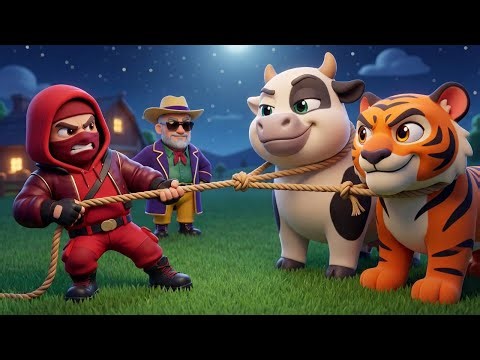 Thief in the Farm! 😱 Every Animal is Gone! 🐯🦏🐄 | Old Man MacDonald Catches Him Red-Handed! 👀🚨