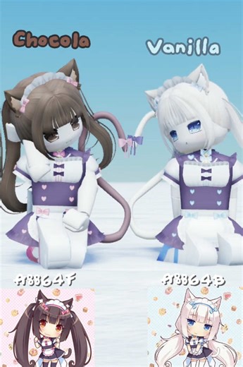 Nekopara Matching Heart Tail Outfits! || Thank you so much for 1.8K members! || Join our group sunkenteeth and favorite our items to support us~~!! || #nekopara #nekoparacosplay #roblox #neko #cutecore🎀🦴🍮🐾