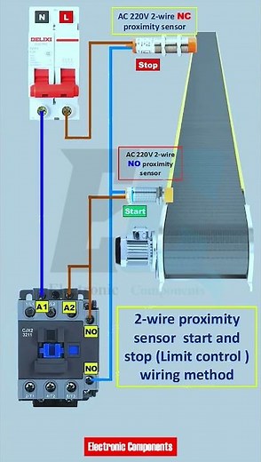 How to wire a proximity sensor #shots