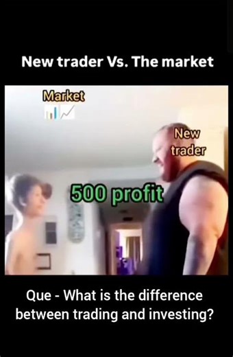 New Trader v/s Market #short video