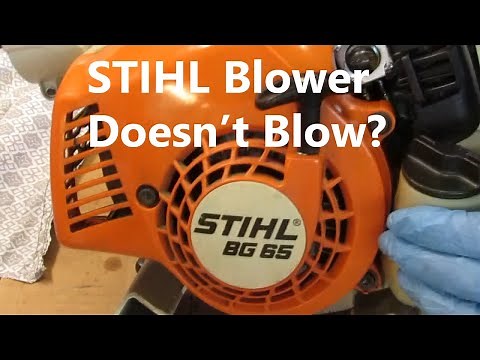 Stihl BG65 Leaf Blower Fix