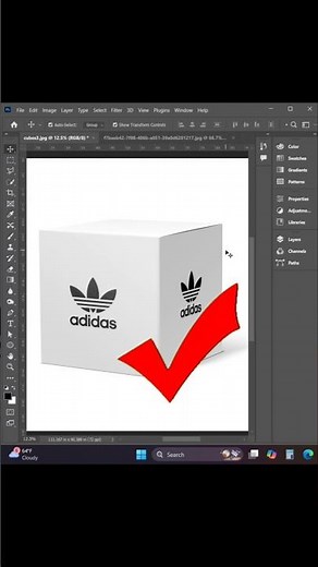 How to make box mockup Design in Photoshop | #logo #mockupdesign #box #creativegraphic #shorts