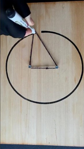 How to Draw a Perfect Circle with Rope! ⭕️
