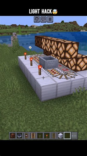 Light hack🤯(Minecraft)#minecraft #shorts
