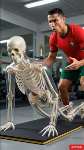 30 days Abs Training with Cristiano Ronaldo 😱🔥 #skelrush #ronaldo #shorts