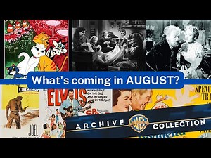 What's coming from the Warner Archive in AUGUST? Watch the #podcast #bluray #classicmovies #tcm