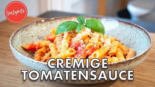 Cremige Tomaten-Sahne-Sauce zu Pasta, Tortellini & Co.