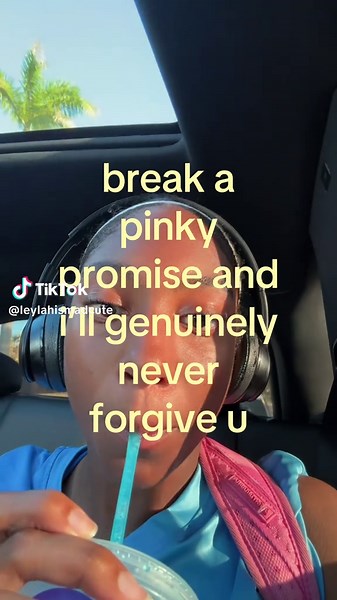 leylahs “secret” acc (@leylahismadcute)’s video of Pinky Promise