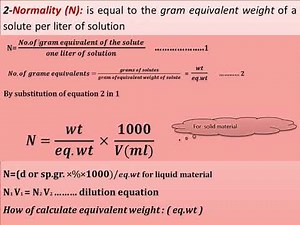 Analytical Chemistry - stage one - lecture 2
