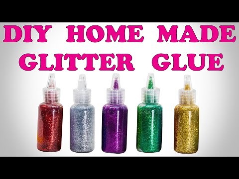 How To Make Glitter Glue At Home💦Diy 5 Colors Glitter Glue| How To Make Colorful Glitter Slime Glue