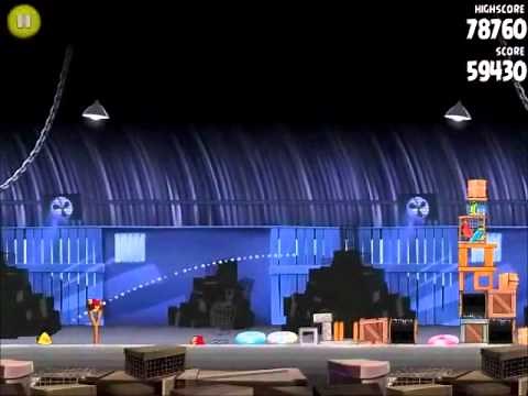 Official Angry Birds Rio Walkthrough Smuggler's Den 1-14