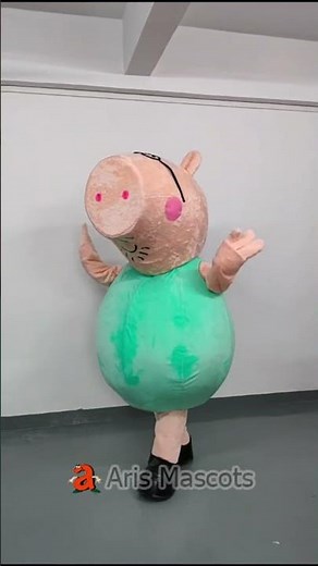 Adult Pig Mascot Costume Cartoon Character Suit Cartoon Character Fancy Dress Up for Entertainment