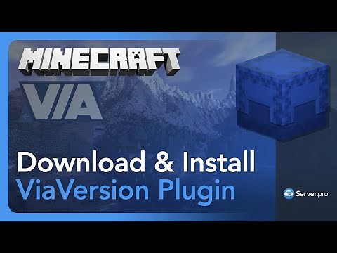 How to Download and Install ViaVersion On Your Minecraft Server! - Minecraft Java