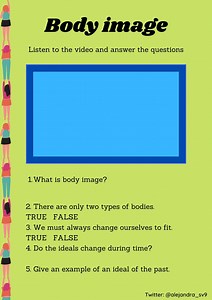 Body image worksheet