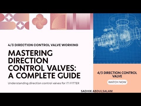4/3 Direction Control Valve Explained | Hydraulic Valve Working | ITI Fitter Practical & Theory