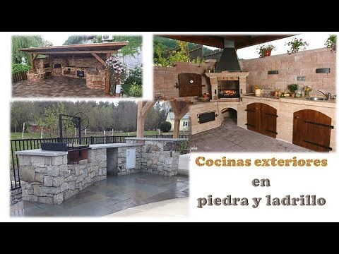 Cocinas exteriores - Piedra / Ladrillo
