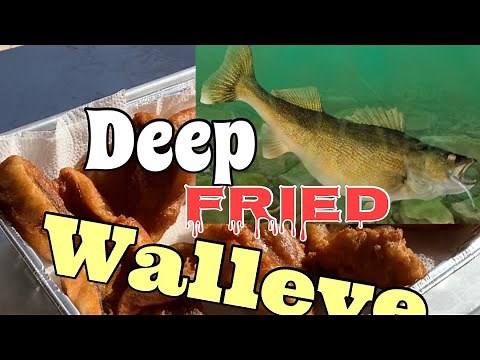 How To Deep Fry The Best Tasting Walleye Ever #walleye #deepfriedfish