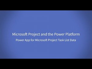 Microsoft Project SharePoint Task List data and the Power Platform
