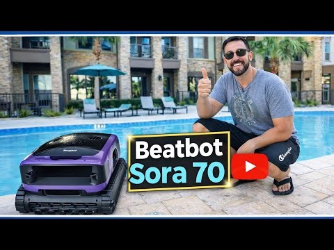 Beatbot Sora 70 - Next-Gen Water Surface Cleaning, Edge-to-Edge Cleaning, 6800 GPH flow rate