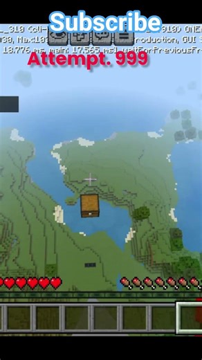 Minecraft MLG With Setup #minecraft #sorts #viralshorts
