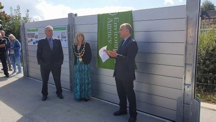 New flood management system officially unveiled in Bewdley