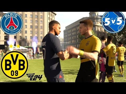 FC24 Volta Futsal | Borussia Dortmund vs PSG Mbappé Magic Skills & Goals