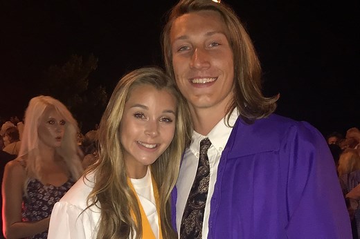 Who is Trevor Lawrence's wife Marissa Mowry and when did they get married?